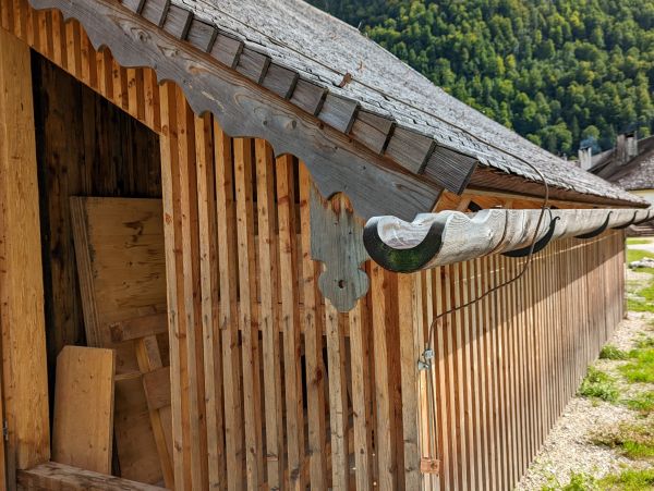 Wood Gutter Installation in Franklin