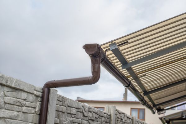 Plastic Downspout Installation in Franklin