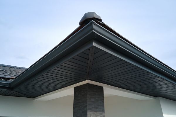 Steel Rain Gutter Installation in Franklin